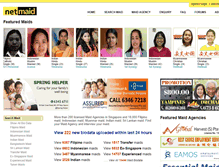 Tablet Screenshot of netmaid.com.sg
