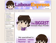 Tablet Screenshot of labourexpress.netmaid.com.sg